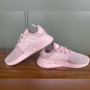 Girls adidas running shoes - barely worn